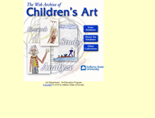 Tablet Screenshot of childart.indstate.edu